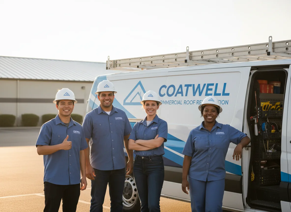 Commercial roof coating company in Celeste, TX